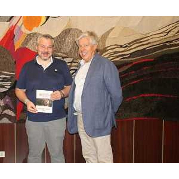 Da dx: Igor Komel e Diego Bernardis (Fedriga Presidente) - Da dx: Igor Komel e Diego Bernardis (Fedriga Presidente) 