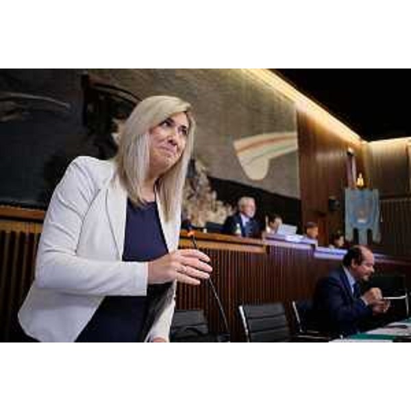 L'assessore Fvg alle Infrastrutture, Cristina Amirante - L'assessore Fvg alle Infrastrutture, Cristina Amirante