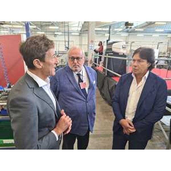 La visita allo stabilimento con il sindaco di Gorizia Rodolfo Ziberna - La visita allo stabilimento con il sindaco di Gorizia Rodolfo Ziberna 