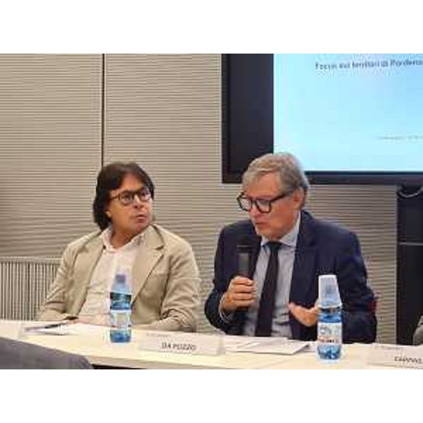 L'assessore Bini e il presidente Da Pozzo. - L'assessore Bini e il presidente Da Pozzo.