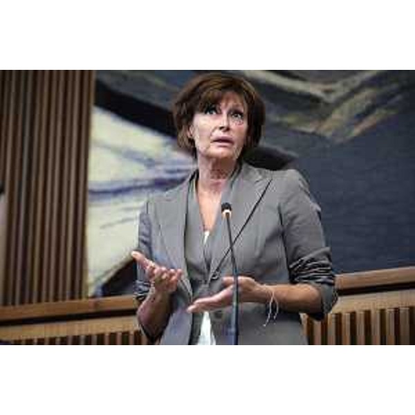 Alessia Rosolen, assessore all'Istruzione - Seduta d' Aula