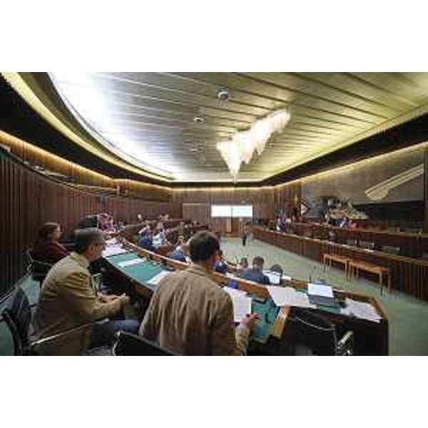 L'aula durante i lavori - Seduta d' Aula