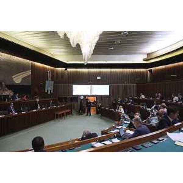 L'aula durante i lavori - Seduta d' Aula