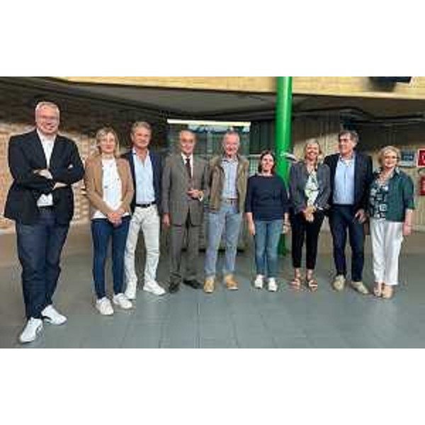 Foto di gruppo a Latisana: il presidente Bordin è il primo da sinistra - Foto di gruppo a Latisana: il presidente Bordin è il primo da sinistra