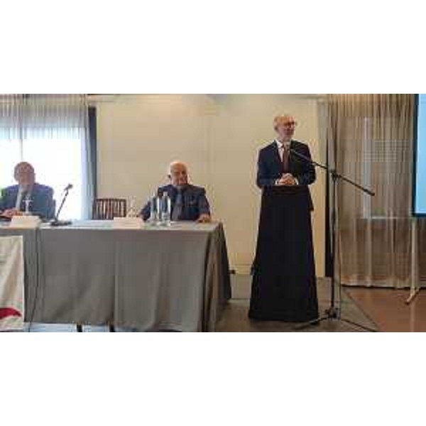 L'assessore regionale Riccardo Riccardi alla festa del Pensionato di Tricesimo - L'assessore regionale Riccardo Riccardi alla festa del Pensionato di Tricesimo