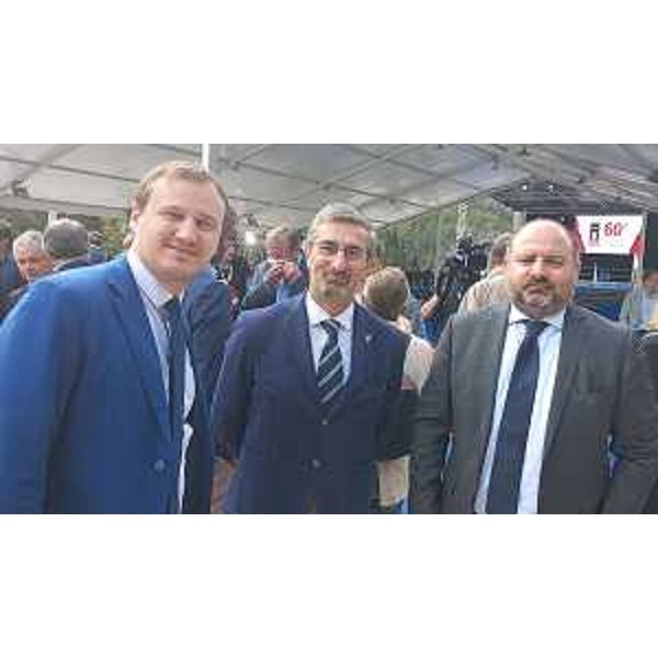 Da sinistra, i consiglieri regionali Massimiliano Pozzo, Andrea Carli e Diego Moretti - Da sinistra, i consiglieri regionali Massimiliano Pozzo, Andrea Carli e Diego Moretti