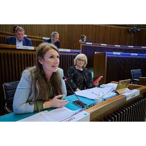 Rosaria Capozzi (M5S) e, a destra, Laura Fasiolo (Pd) - Rosaria Capozzi (M5S) e, a destra, Laura Fasiolo (Pd)