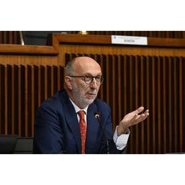 L'assessore regionale Riccardo Riccardi - L'assessore regionale Riccardo Riccardi