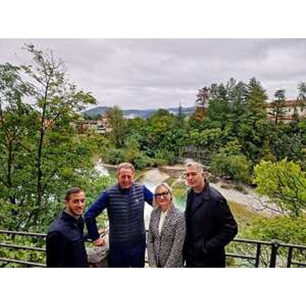 Il sopralluogo elle sponde del fiume Natisone, a Cividale - Il sopralluogo elle sponde del fiume Natisone, a Cividale