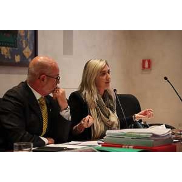 L'assessore regionale a Infrastrutture e territorio Cristina Amirante a Gorizia alla presentazione del progetto di ciclabilità in vista di Go!2025 sviluppato da Sinloc di Padova con il sostegno della Fondazione Carigo. - L'assessore regionale a Infrastrutture e territorio Cristina Amirante a Gorizia alla presentazione del progetto di ciclabilità in vista di Go!2025 sviluppato da Sinloc di Padova con il sostegno della Fondazione Carigo.