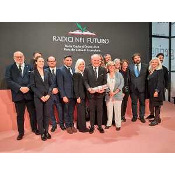 Foto di gruppo alla Fiera del libro di Francoforte - Foto di gruppo alla Fiera del libro di Francoforte