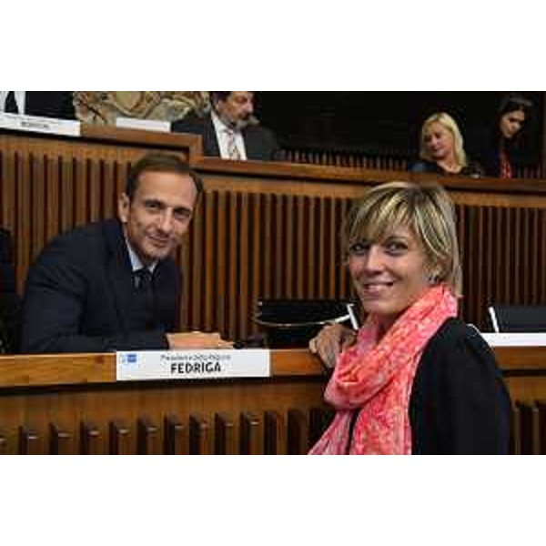 Il governatore Fvg, Massimiliano Fedriga, e l'assessore regionale alle Finanze, Barbara Zilli - Il governatore Fvg, Massimiliano Fedriga, e l'assessore regionale alle Finanze, Barbara Zilli