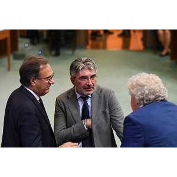 Mauro Di Bert (Fp), Antonio Calligaris ed Elia Miani (Lega) - Mauro Di Bert (Fp), Antonio Calligaris ed Elia Miani (Lega)