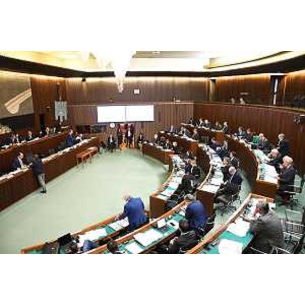 L'Aula durante i lavori - L'Aula durante i lavori