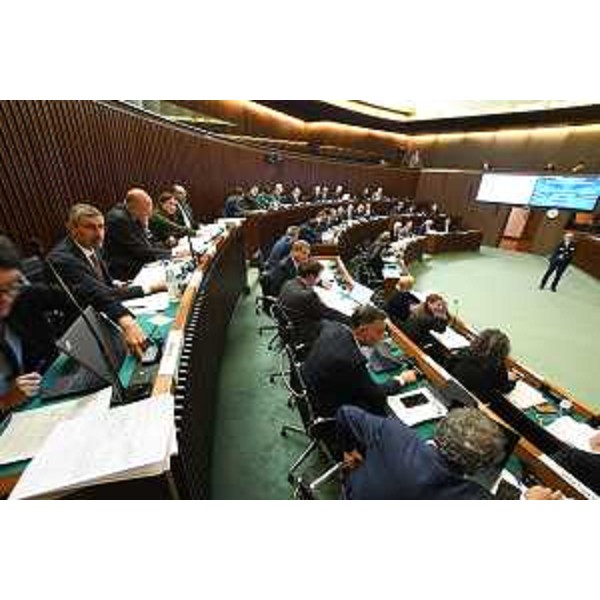 L'Aula durante i lavori - L'Aula durante i lavori