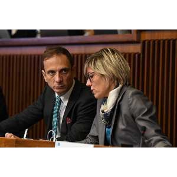 Il governatore Fvg, Massimiliano Fedriga, e l'assessore regionale alle Finanze, Barbara Zilli - Il governatore Fvg, Massimiliano Fedriga, e l'assessore regionale alle Finanze, Barbara Zilli