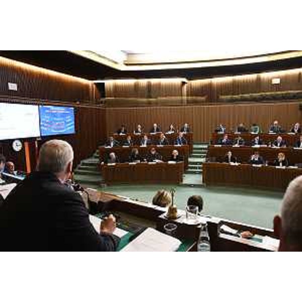 I lavori dell'Aula coordinati dal presidente del Cr Fvg, Mauro Bordin - I lavori dell'Aula coordinati dal presidente del Cr Fvg, Mauro Bordin