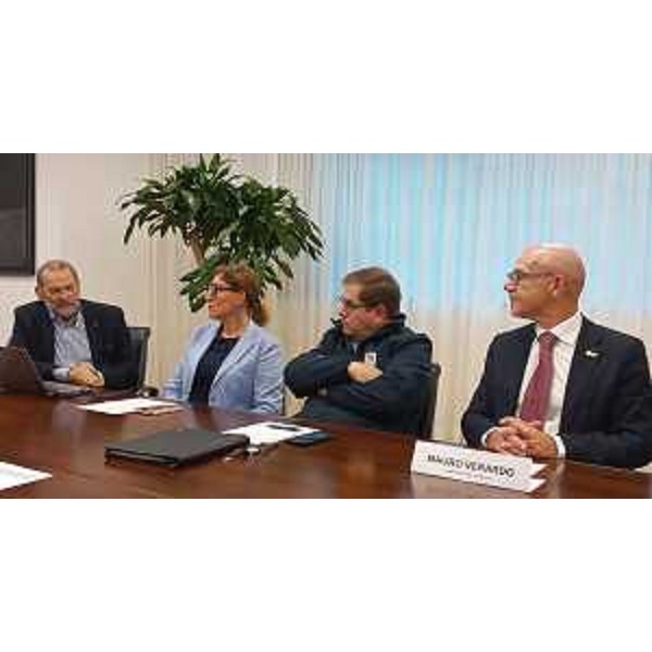 I rappresentanti delle associazioni di volontariato: da sinistra Paolo Anselmi, Elisa Pivetta, Feliciano Medeot e Mauro Verardo - I rappresentanti delle associazioni di volontariato: da sinistra Paolo Anselmi, Elisa Pivetta, Feliciano Medeot e Mauro Verardo