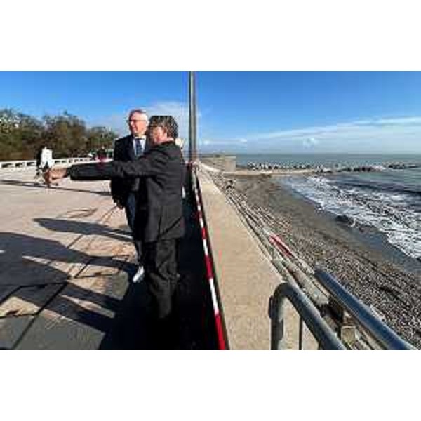 La visita alle aree danneggiate dal recente maltempo - La visita alle aree danneggiate dal recente maltempo