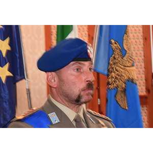 Il colonnello Giuliano Innecco. - Il colonnello Giuliano Innecco.