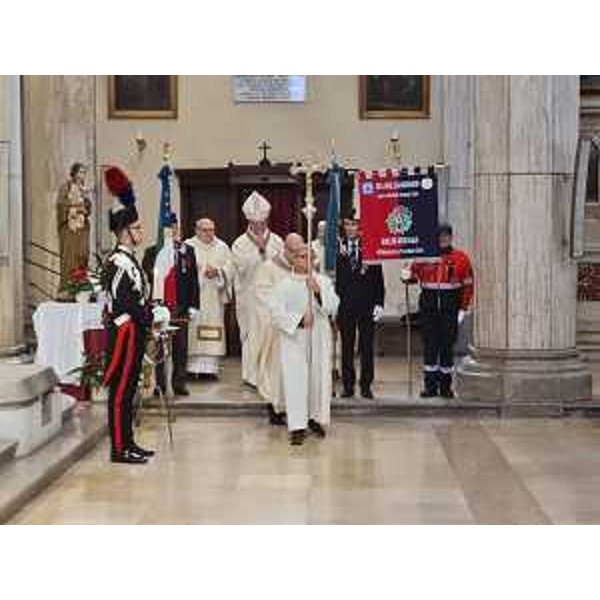 Il vescovo di Trieste monsignor Enrico Trevisi alla celebrazione della Virgo Fidelis - Il vescovo di Trieste monsignor Enrico Trevisi alla celebrazione della Virgo Fidelis