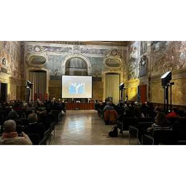 Il Salone del Parlamento nel Castello di Udine dove si è tenuta la presentazione della mostra sui Pittori del '700 in Fvg alla quale ha preso parte anche il vicegovernatore della Regione Mario Anzil - Il Salone del Parlamento nel Castello di Udine dove si è tenuta la presentazione della mostra sui Pittori del '700 in Fvg alla quale ha preso parte anche il vicegovernatore della Regione Mario Anzil