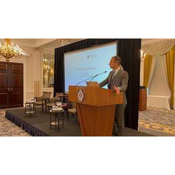 Il governatore del Friuli Venezia Giulia Massimiliano Fedriga a Londra alla prima edizione del Moving to Italy - Il governatore del Friuli Venezia Giulia Massimiliano Fedriga a Londra alla prima edizione del Moving to Italy