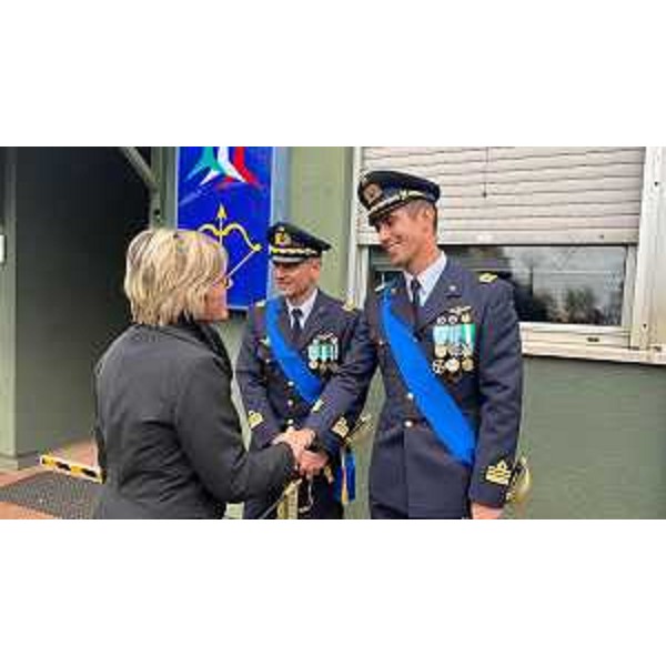 L'assessore Zilli incontra il comandante uscente della Pan, VIt, e il nuovo comandante, Salvatore, a Rivolto - L'assessore Zilli incontra il comandante uscente della Pan, VIt, e il nuovo comandante, Salvatore, a Rivolto