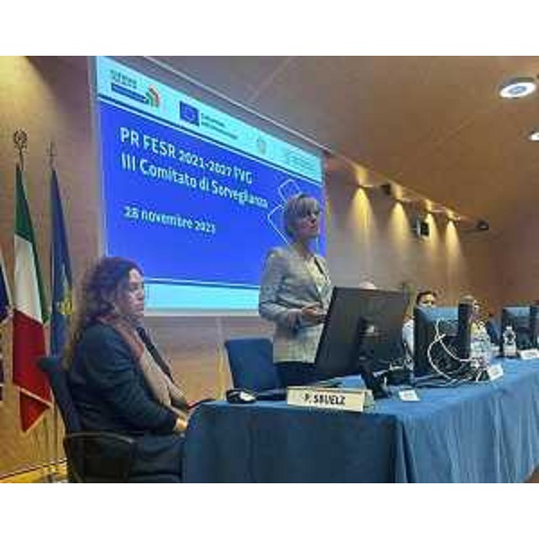 Un momento dell'intervento dell'assessore Zilli - Un momento dell'intervento dell'assessore Zilli