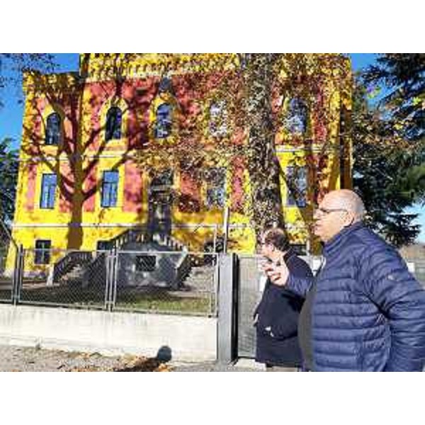 Il vicegovernatore Mario Anzil visita il castello di Alimonda - Il vicegovernatore Mario Anzil visita il castello di Alimonda