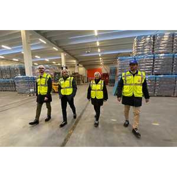 La visita dell'assessore Cristina Amirante allo stabilimento della Dolomia - La visita dell'assessore Cristina Amirante allo stabilimento della Dolomia