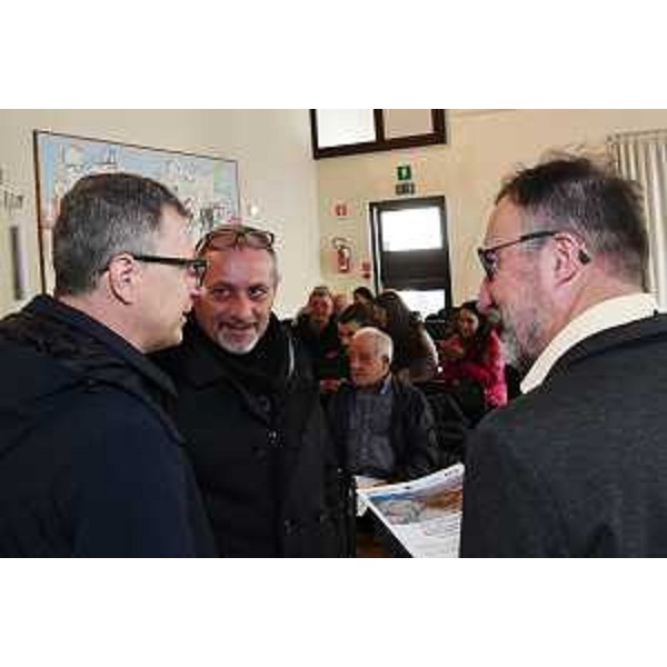 L'assessore Stefano Zannier con il sindaco di Osoppo Luigino Bottoni - L'assessore Stefano Zannier con il sindaco di Osoppo Luigino Bottoni