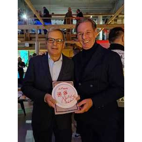 L'assessore Scoccimarro con Biloslavo - L'assessore Scoccimarro con Biloslavo