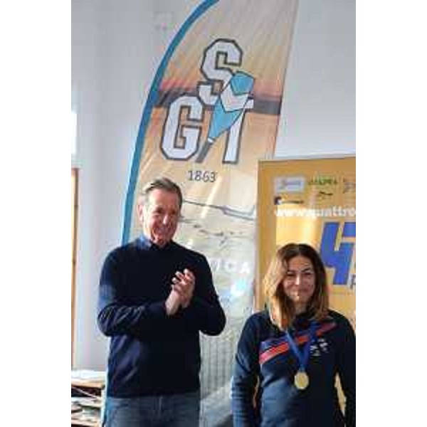 Scoccimarro alle premiazioni della Borin Coastal Rowing Race - Scoccimarro alle premiazioni della Borin Coastal Rowing Race
