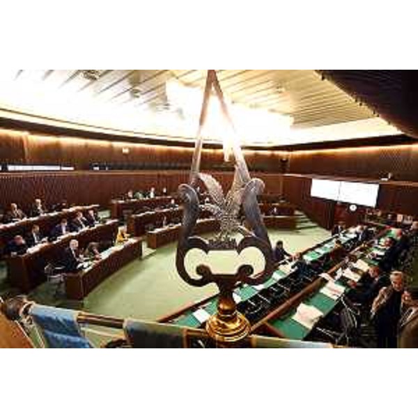 L'Aula durante i lavori - L'Aula durante i lavori