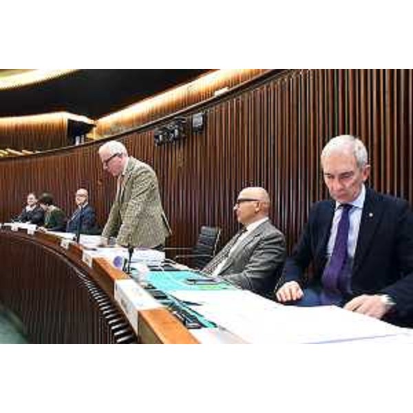 Andrea Cabibbo e gli altri consiglieri di Forza Italia - Andrea Cabibbo e gli altri consiglieri di Forza Italia