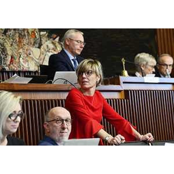 Lassessore regionale alle Finanze Barbara Zilli in Aula - Lassessore regionale alle Finanze Barbara Zilli in Aula