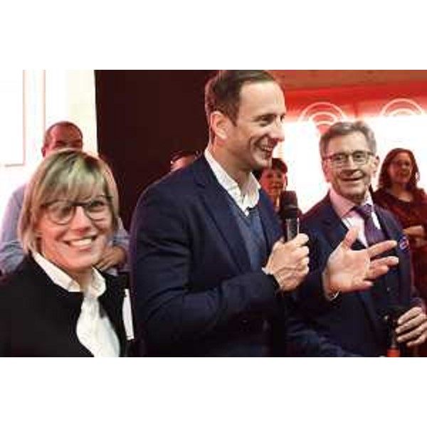 Il governatore Fedriga e l'assessore Zilli all'evento aziendale del Gruppo Chiarcosso a Monte di Buja - Il governatore Fedriga e l'assessore Zilli all'evento aziendale del Gruppo Chiarcosso a Monte di Buja