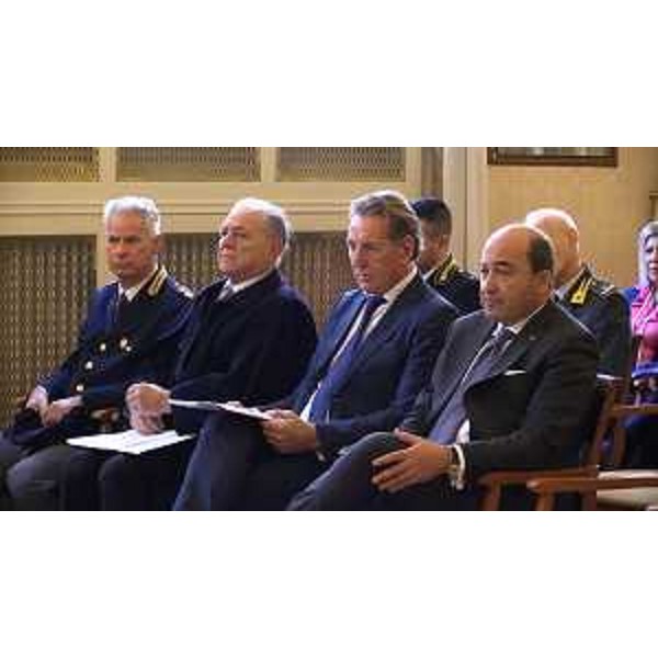 L'assessore regionale alla Difesa dell'ambiente, Fabio Scoccimarro, durante la presentazione di CalendEsercito 2024 oggi a Trieste - L'assessore regionale alla Difesa dell'ambiente, Fabio Scoccimarro, durante la presentazione di CalendEsercito 2024 oggi a Trieste