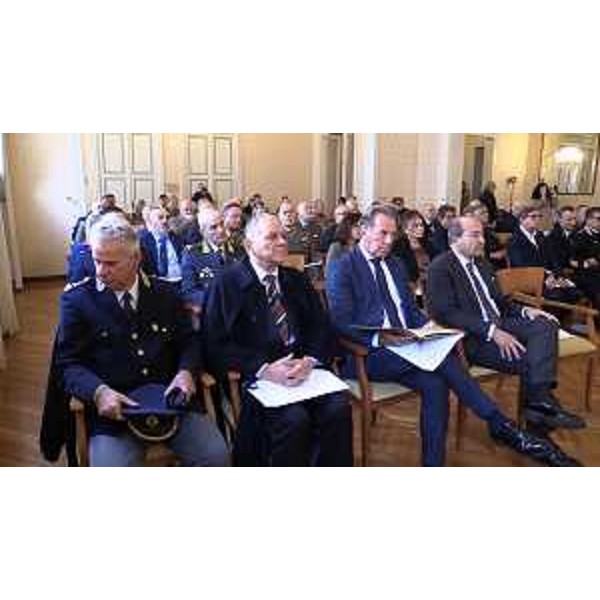 L'assessore regionale alla Difesa dell'ambiente, Fabio Scoccimarro, durante la presentazione di CalendEsercito 2024 oggi a Trieste - L'assessore regionale alla Difesa dell'ambiente, Fabio Scoccimarro, durante la presentazione di CalendEsercito 2024 oggi a Trieste