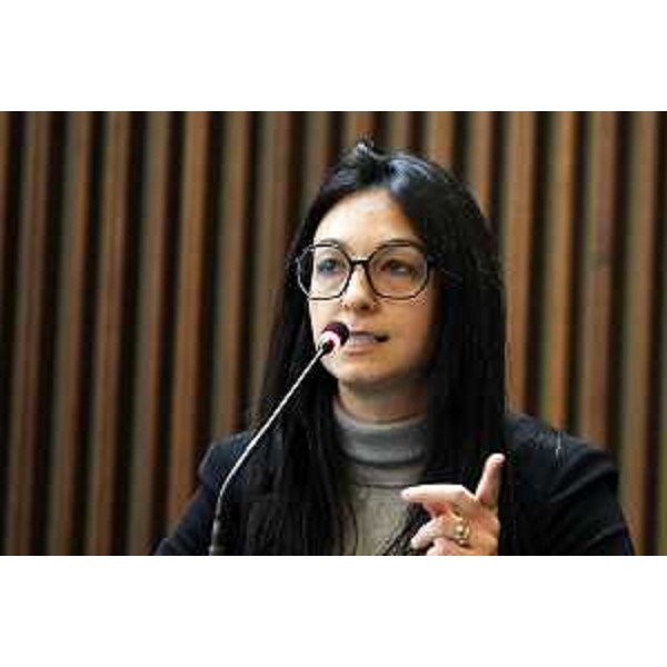 Il sindaco di Trasaghis, Stefania Pisu, - Il sindaco di Trasaghis, Stefania Pisu, 