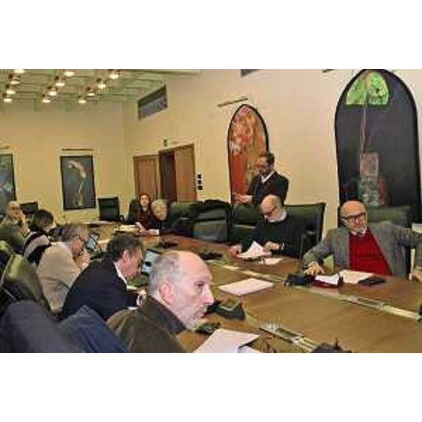 Un momento della seduta odierna della III Commissione. - Un momento della seduta odierna della III Commissione.