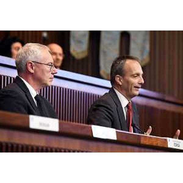 Il presidente Mauro Bordin e il vicepresidente Francesco Russo - Il presidente Mauro Bordin e il vicepresidente Francesco Russo