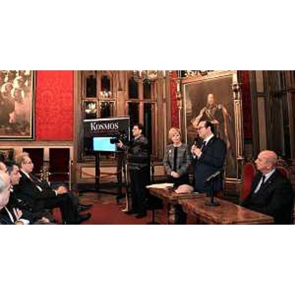 Il vicepresidente Mario Anzil nel corso del suo intervento - Il vicepresidente Mario Anzil nel corso del suo intervento