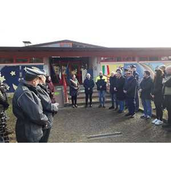 Un altro momento della cerimonia. - Un altro momento della cerimonia.