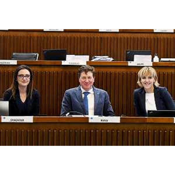 I consiglieri della Lega Maddalena Spagnolo, Alberto Budai, Lucia Buna - I consiglieri della Lega Maddalena Spagnolo, Alberto Budai, Lucia Buna 