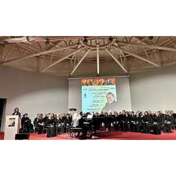 Un momento dell'evento all'auditorium di Pozzuolo del Friuli - Un momento dell'evento all'auditorium di Pozzuolo del Friuli