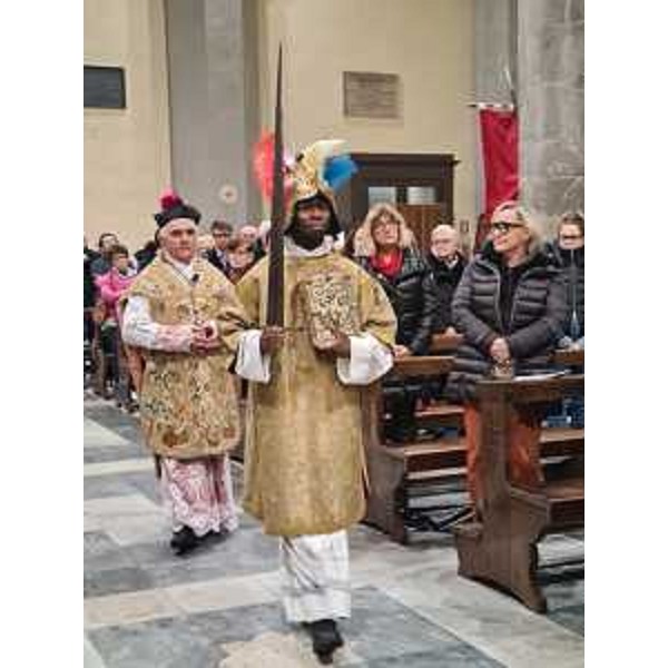 Il diacono con la spada di Marquardo di Randek - Il diacono con la spada di Marquardo di Randek