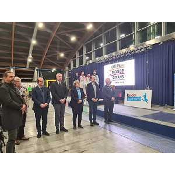 Le premiazioni della finale di fioretto maschile - Le premiazioni della finale di fioretto maschile