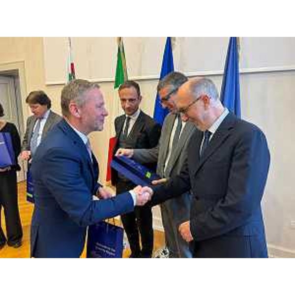 Un momento dell'incontro con la delegazione della Regione Vysocina (Repubblica Ceca) - Un momento dell'incontro con la delegazione della Regione Vysocina (Repubblica Ceca)